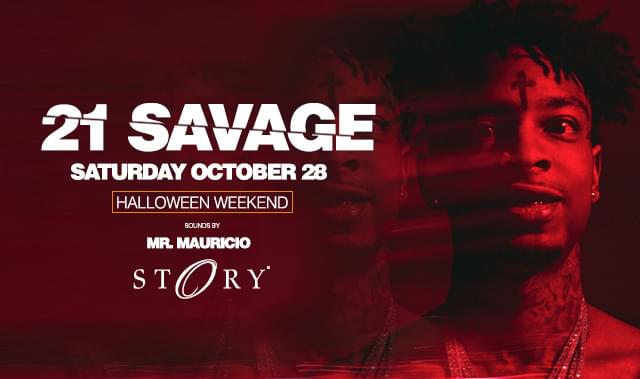 21 Savage Halloween Weekend Tickets at Story in Miami Beach