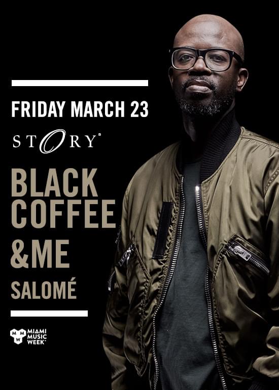 Black Coffee Miami Music Week Tickets at Story in Miami Beach